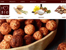 Tablet Screenshot of ilovebio.com